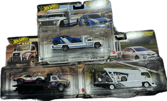 New Hotwheels Team Transport FLF56-957L Set of 3