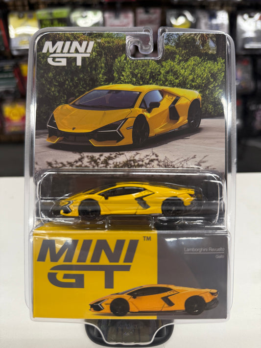 Mini GT 886 Lamborghini Revuelto Giallo