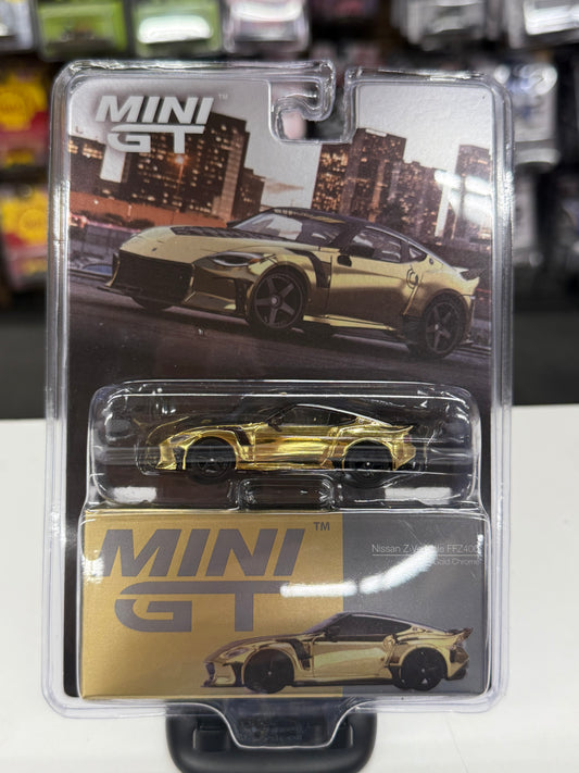Mini GT 985 Nissan Z VeilSide FFZ400 Gold Chrome