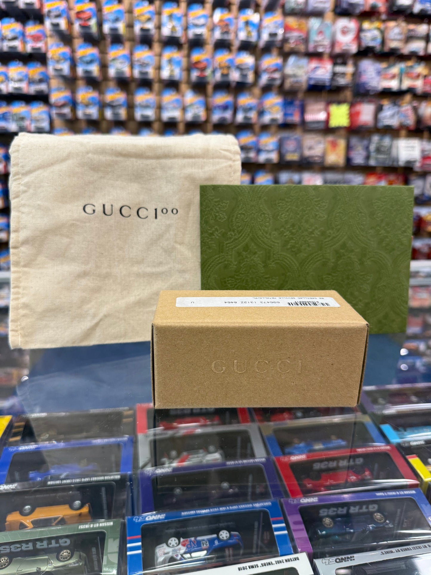 Hot Wheels x Gucci Cadillac Seville 100th Anniversary Limited Edition with Tote and Certificate