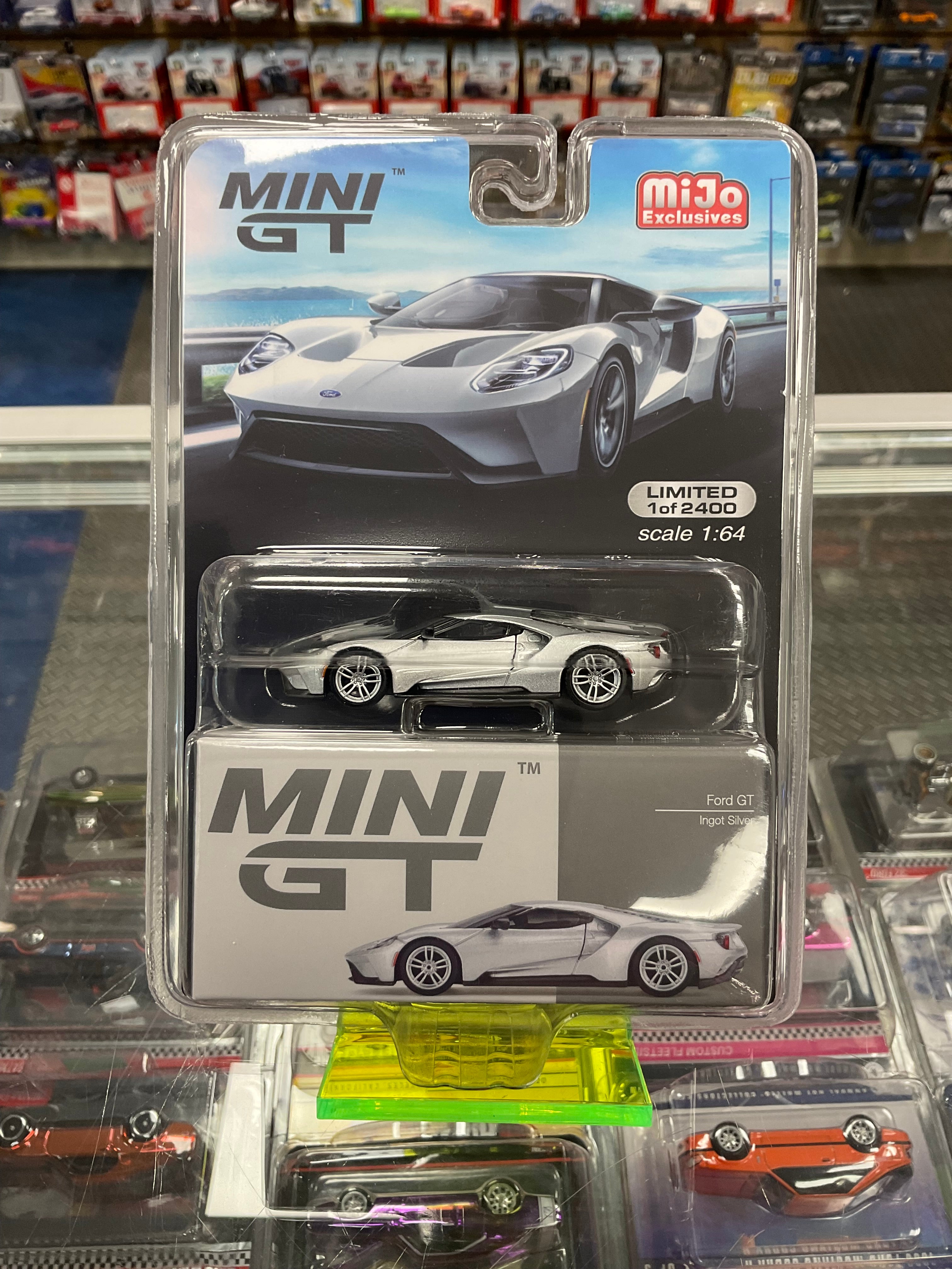 MiniGT 340 Ford GT Ingot Silver – Diecastz