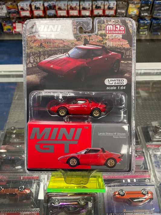 MiniGT 365 Lancia Stratos HF Stradale Rosso Arancio