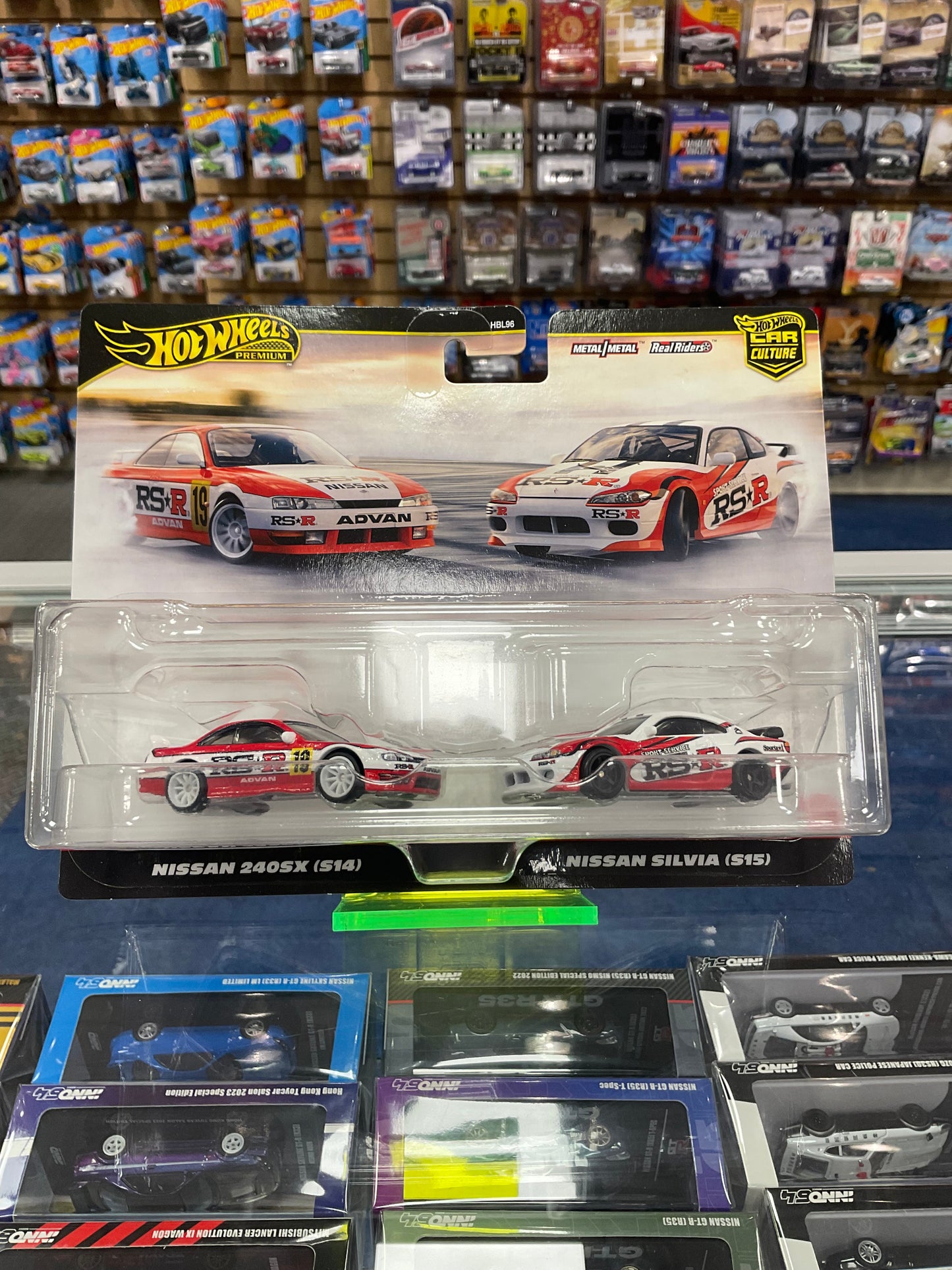 Hot Wheels Premium 2 pack Nissan 240SX (S14) and Nissan Silvia (S15)