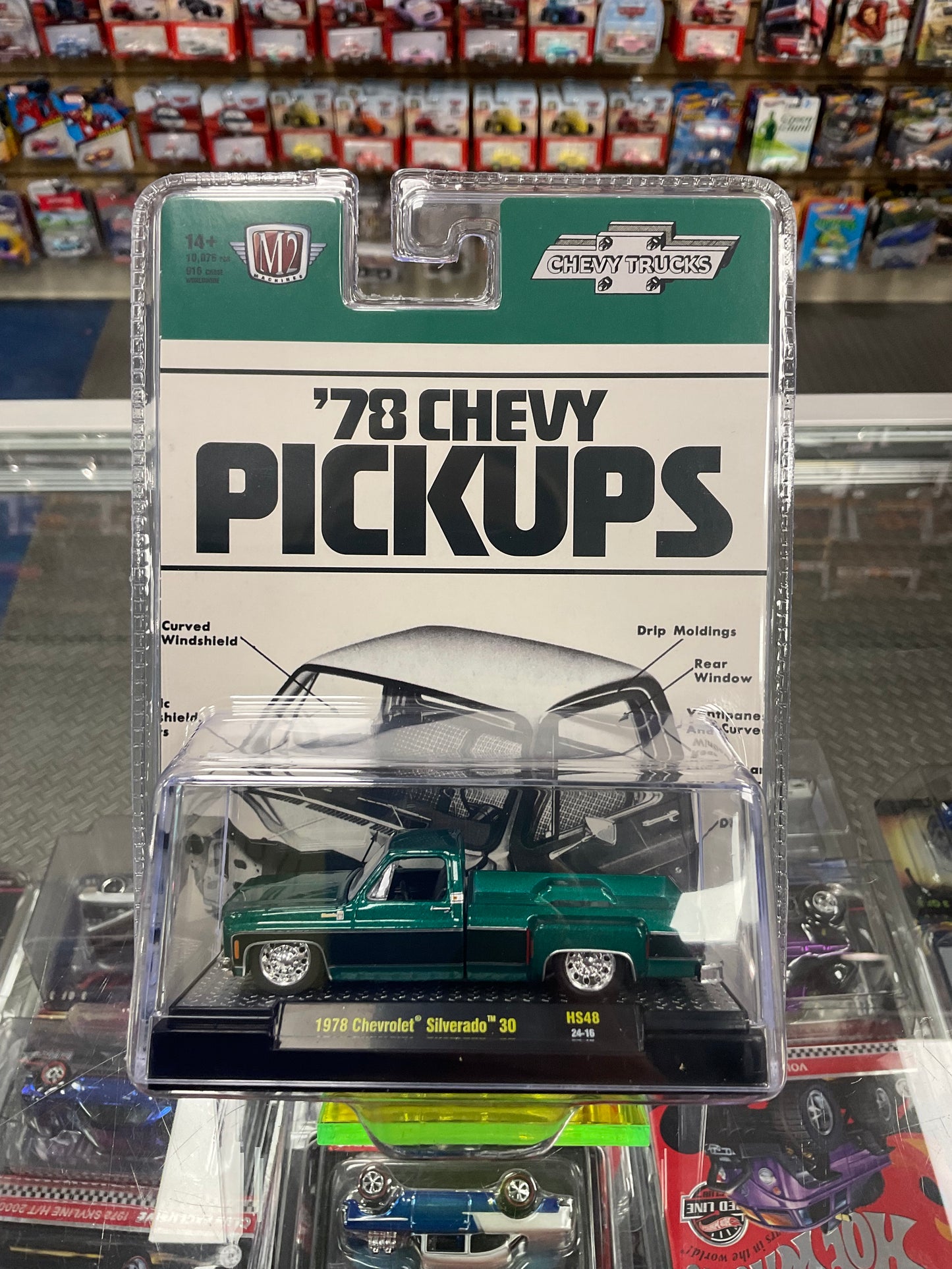 M2 Machines 1978 Chevrolet Silverado 30 Green/Black