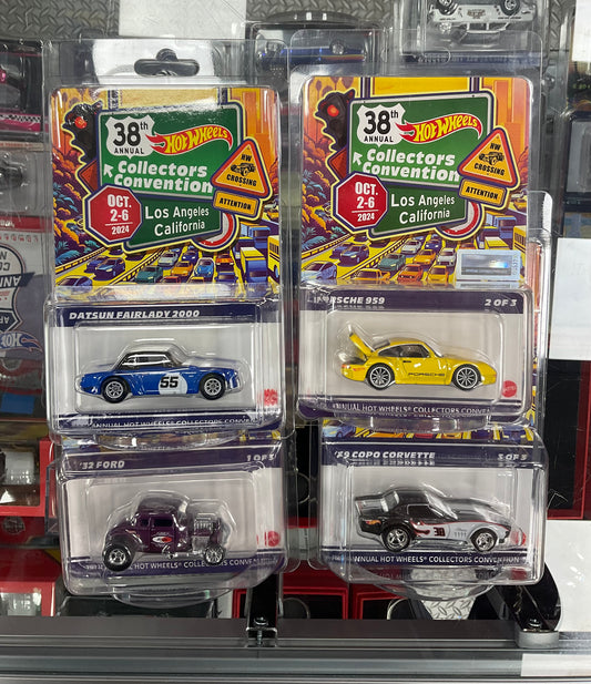 Hot Wheels 38th Annual Los Angeles Collectors Convention Set of 4