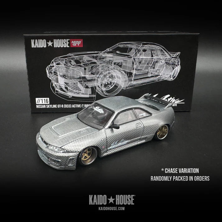 Kaido House 116 CHASE GT Nissan Skyline GT-R (R33) Active Carbon R V1 ...