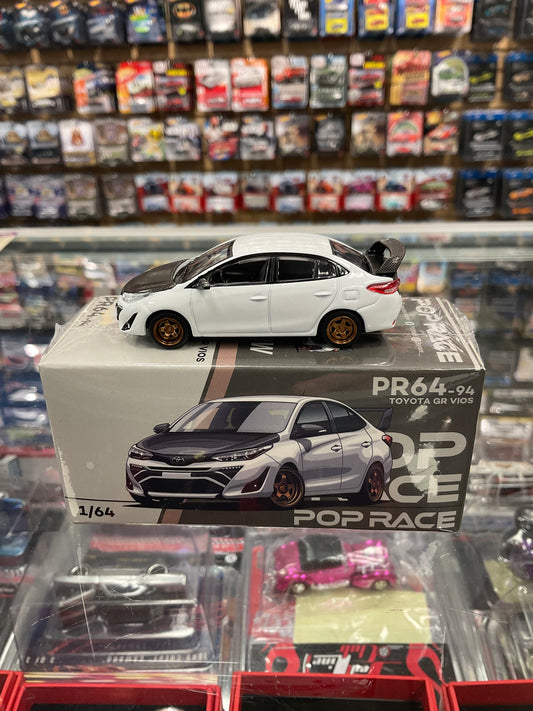 Pop Race PR64-94 Toyota GR Vios white