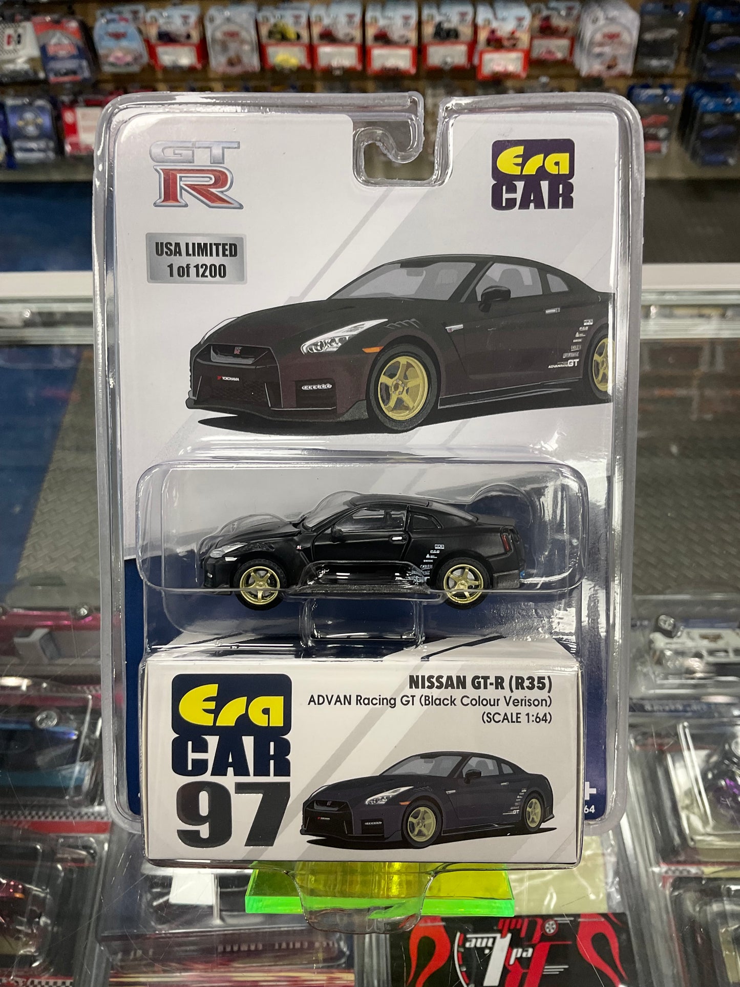 Era Car Nissan GTR R35 Advan Racing GT Black