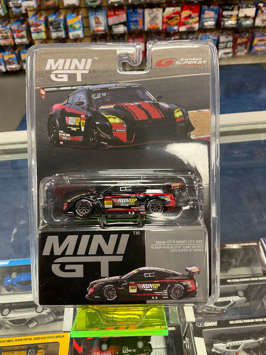 MiniGT 754 Nissan GT-R Nismo GT3 #360 “RUNUP RIVAUX GT-R” TOMEI SPORTS 2023 SUPER GT SERIES