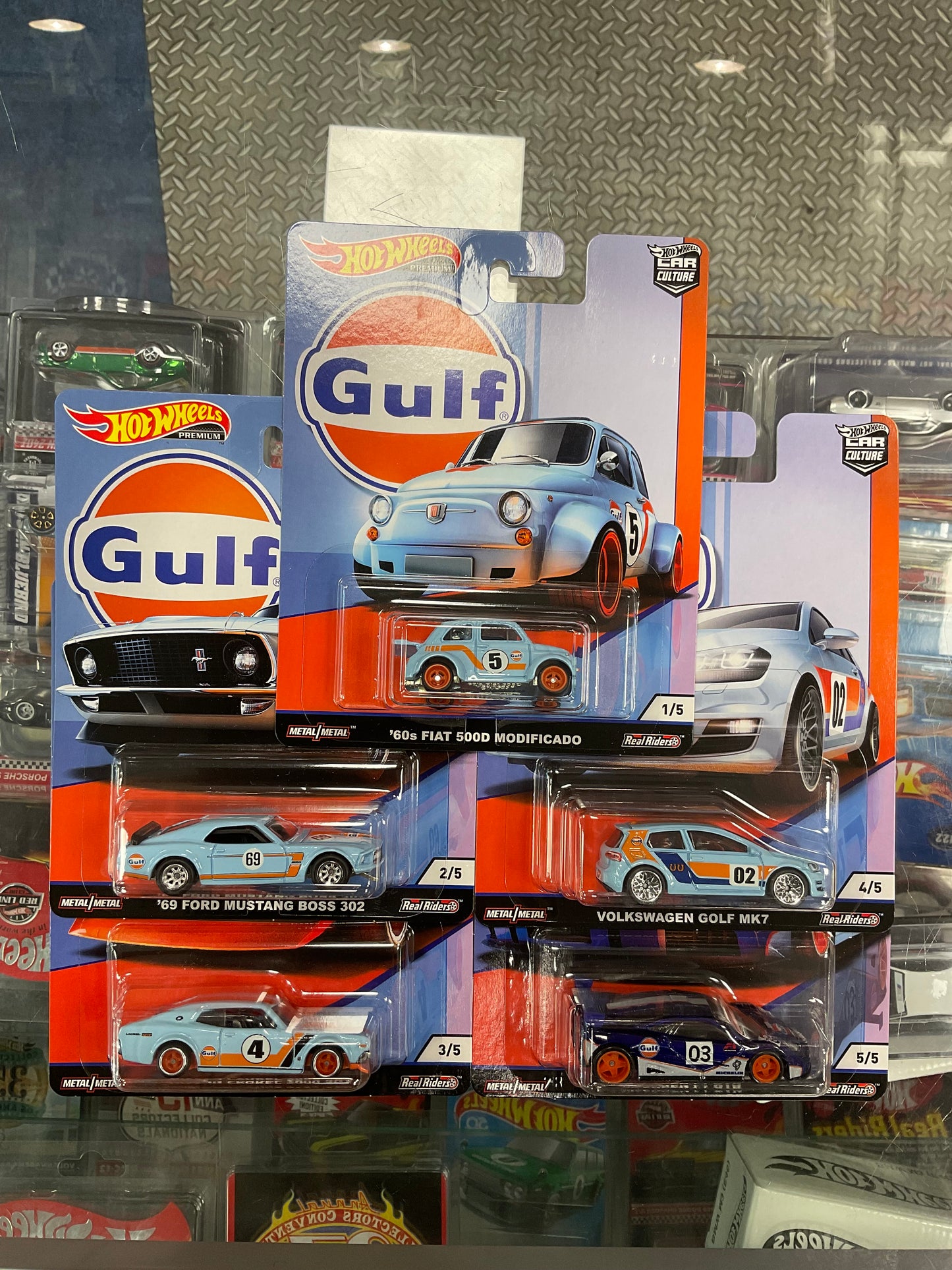 Hot Wheels Premium Car Culture Gulf 2018 Set of 5