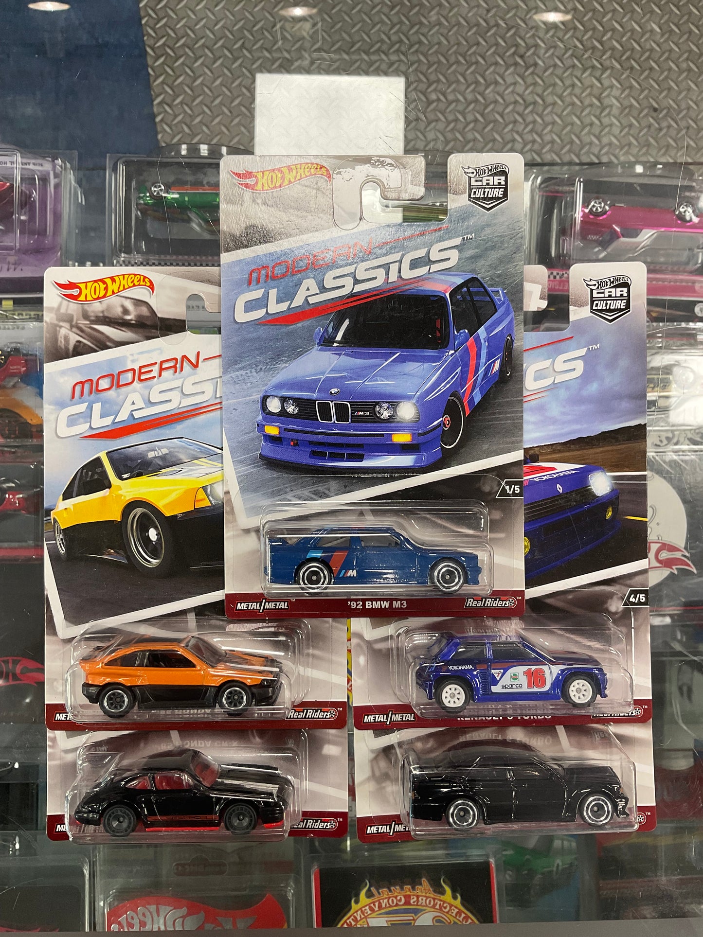 Hot Wheels Car Culture Modern Classics 2017 Set of 5