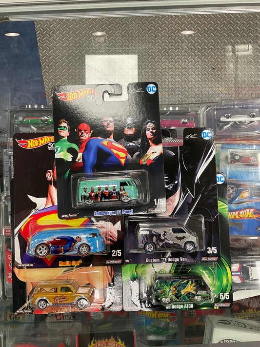 Hot Wheels Premium DC Set