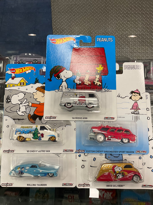 Hot Wheels Peanuts Set