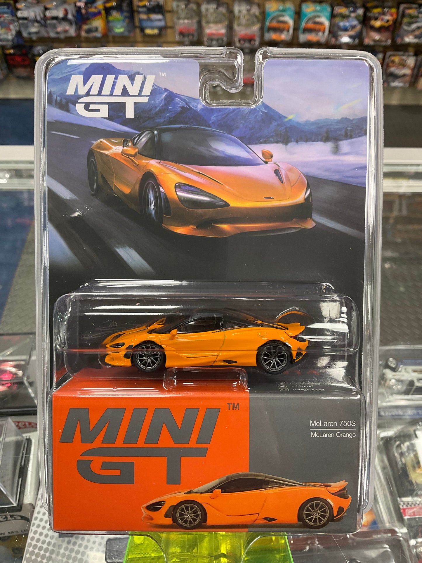 Mini GT 814 McLaren 750S McLaren Orange
