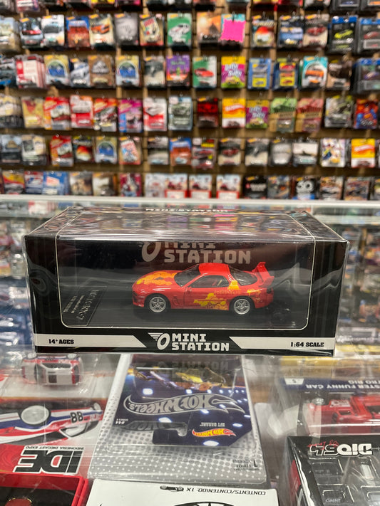 Mini Station Mazda RX-7 Speed Passion Orange
