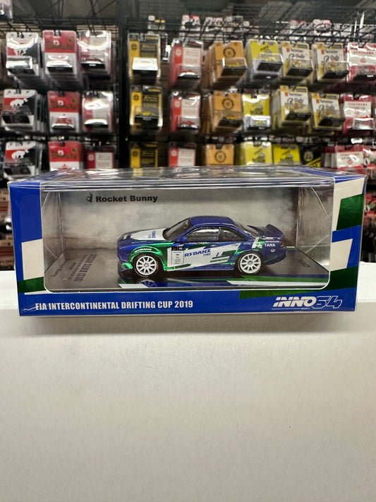 Inno64 Nissan Silvia (S14) "Rocket Bunny" Boss Aero Fia Intercontinental Drifting Cup 2019 Charles NG