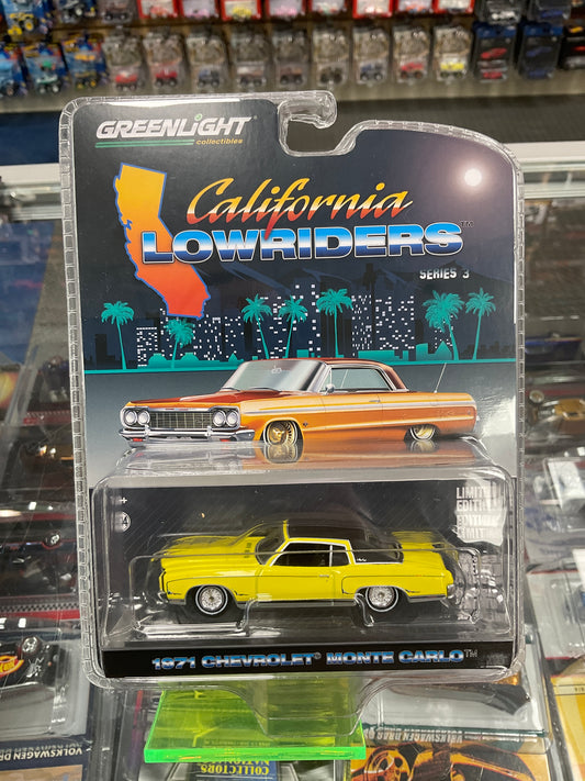 Green Light California Lowriders series 3 1971 Chevrolet Monte Carlo