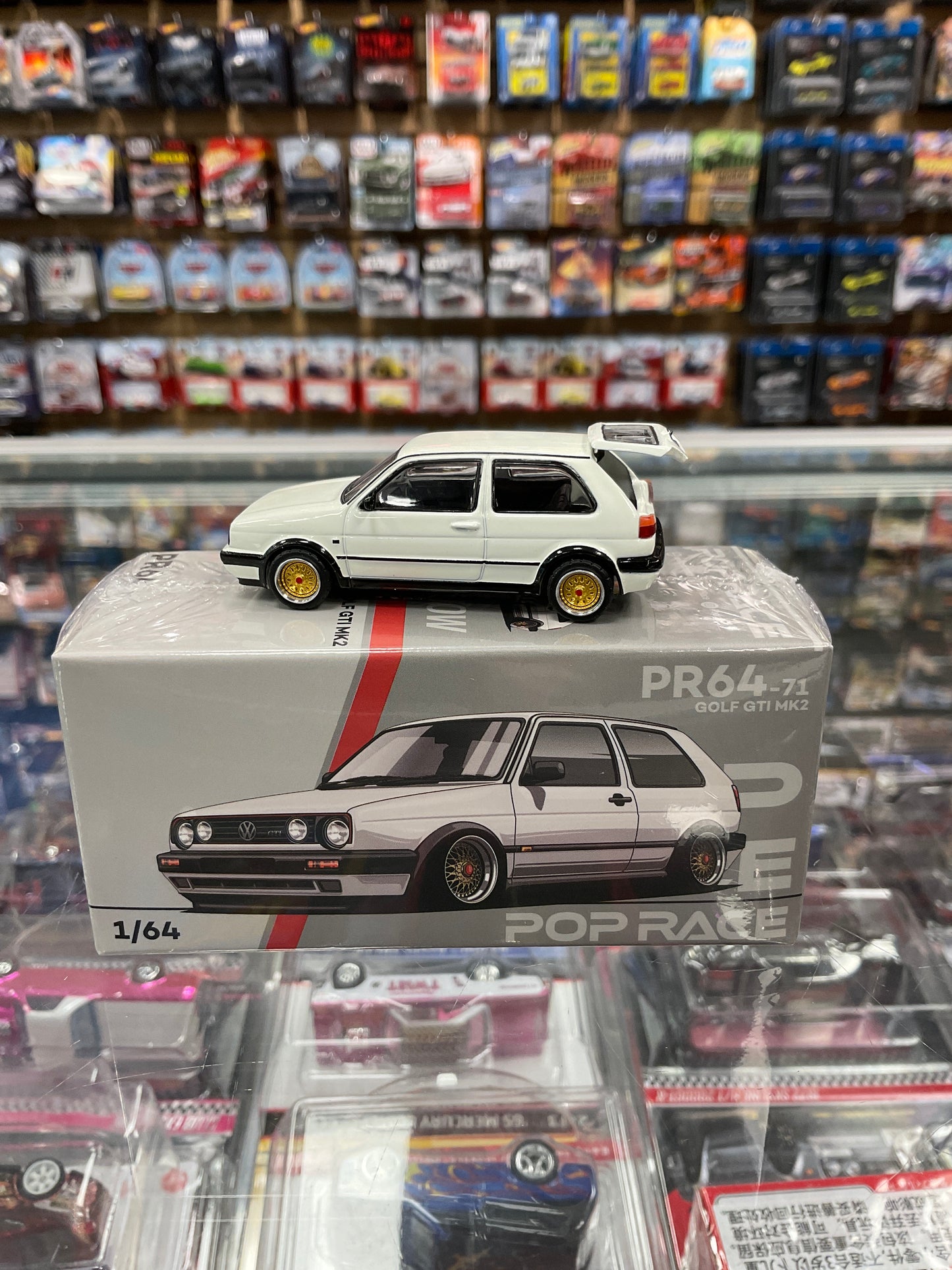 Pop Race PR64-71 Volkswagen Golf Gti MK2 white