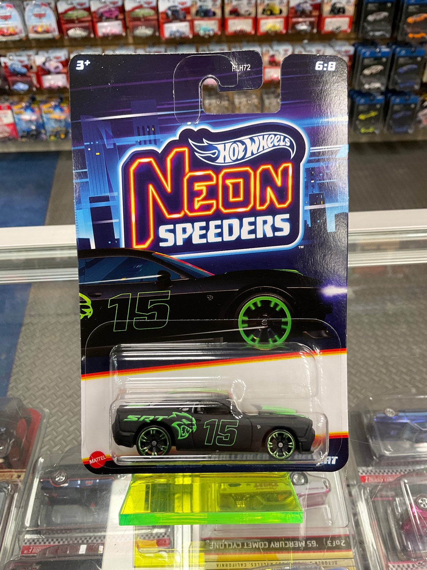 Neon Speeders set of 8 cars 956C