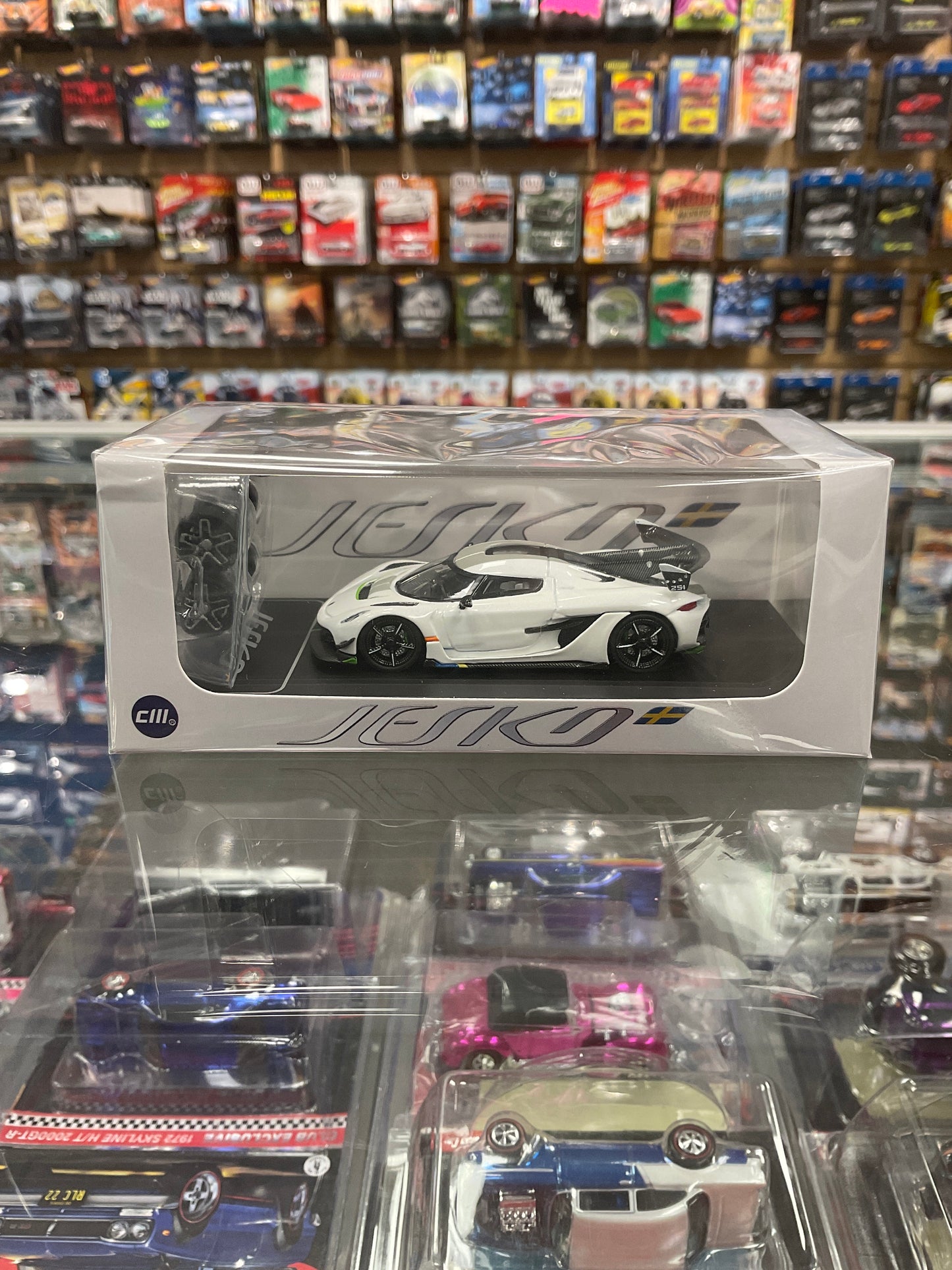 CM Model Koenigsegg  Jesko Attack Pearl White