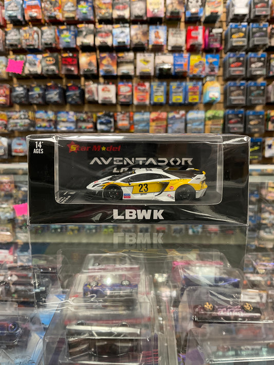 Star model LBWK Lamborghini Aventador super silhouette livery