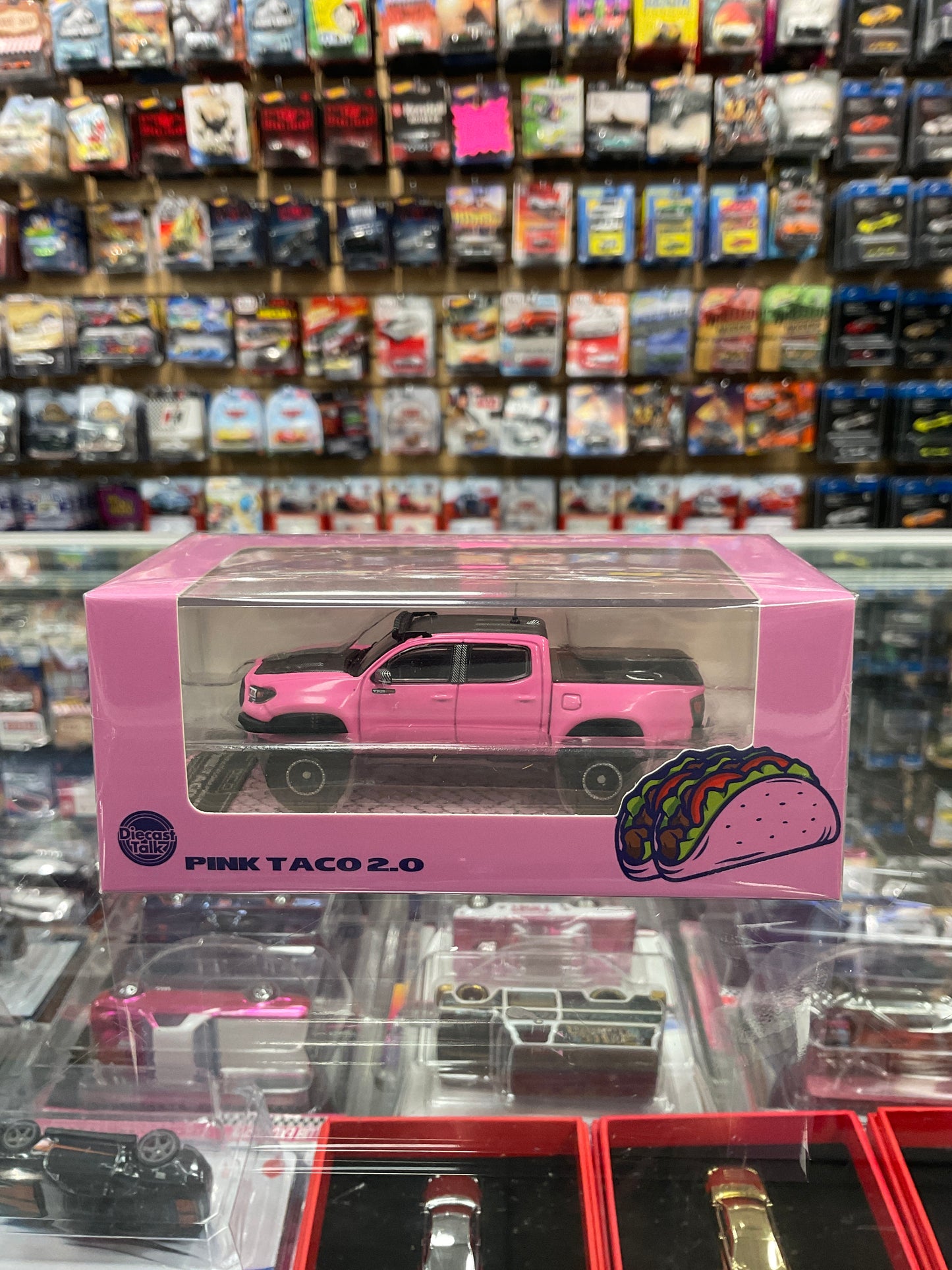 G.C.D. DiecastTalk Toyota Tacoma Pink Taco 2.0