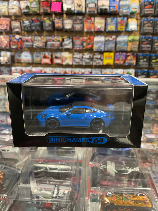 Minichamps64 Porsche 911 (992) GT3 Shark Blue