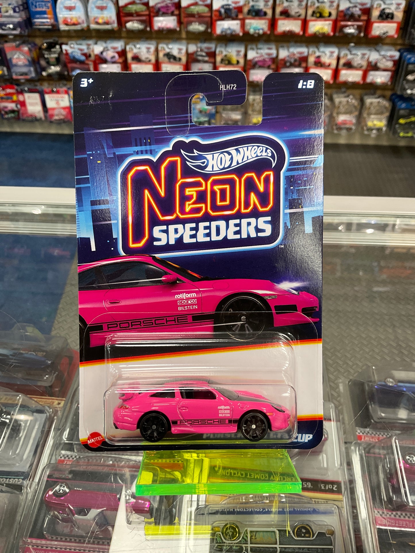 Neon Speeders set of 8 cars 956C