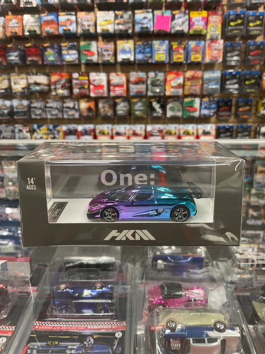 HKM Koenigsegg Agera One:1 Chrome Gradient Purple/Blue