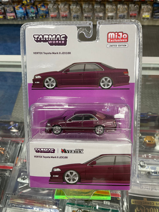 Tarmac Works Vertex Toyota Mark II JZX100 Purple Metallic