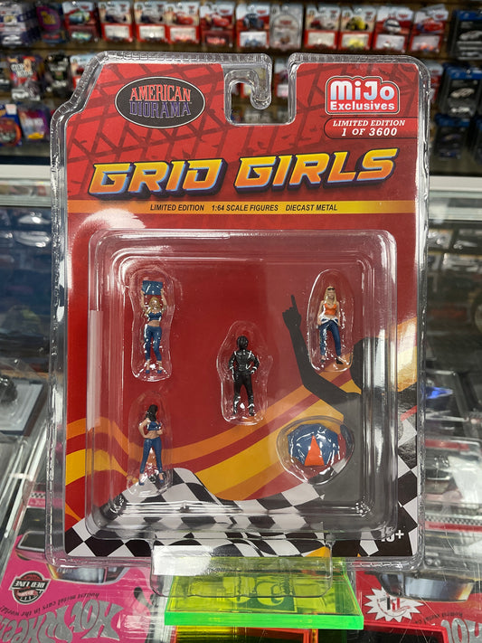 American Diorama Grid Girls Diecast Figures