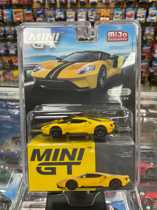 MiniGT 613 Ford GT Triple Yellow