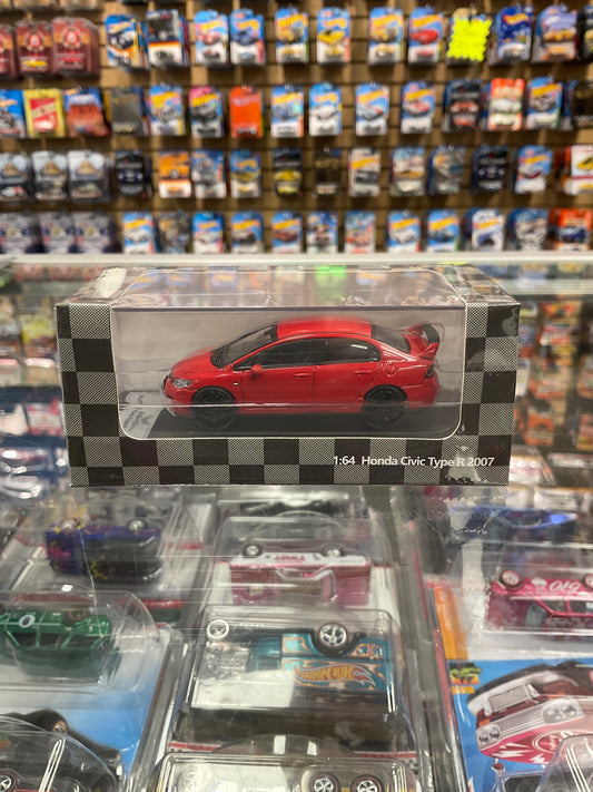 Diecast Team Honda Civic Type R Sedan FD2 Red