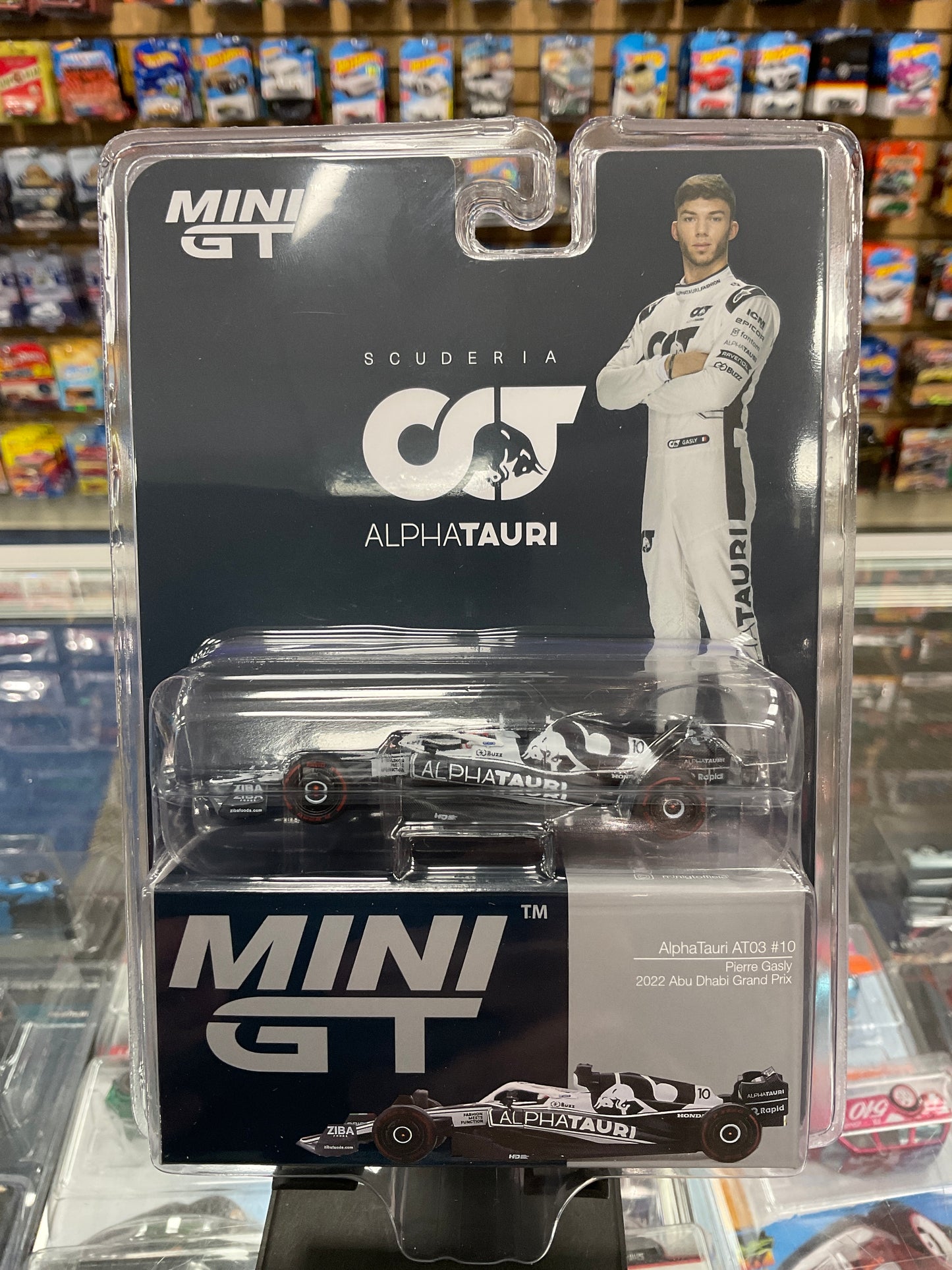 MiniGT 539 AlphaTauri AT03 #10 Pierre Gasly 2022 Abu Dhabi Grand Prix