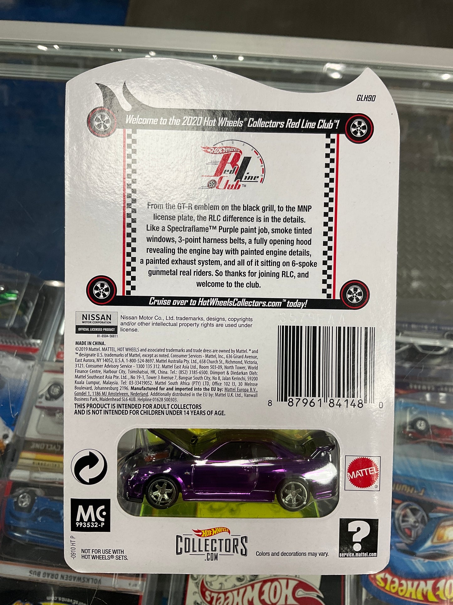 Hot Wheels RLC Nissan Skyline GT-R BCNR34 Purple