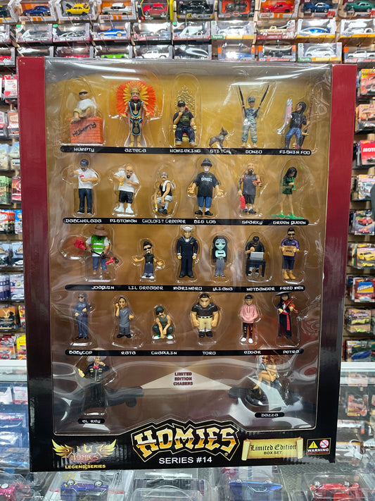 Homies series 14 limited Edition Box Set 24 figures plus 2 chases limited to 5000