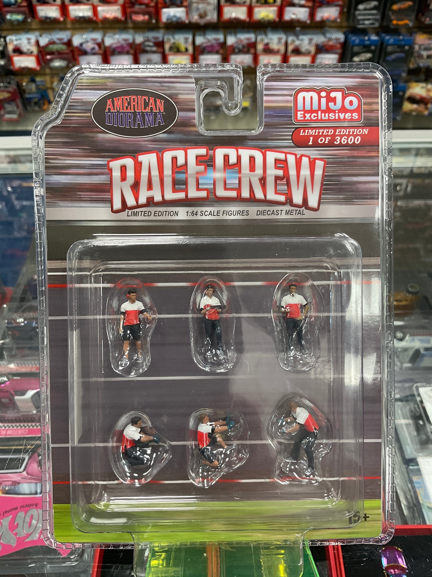 American Diorama Race Crew Diecast Figures