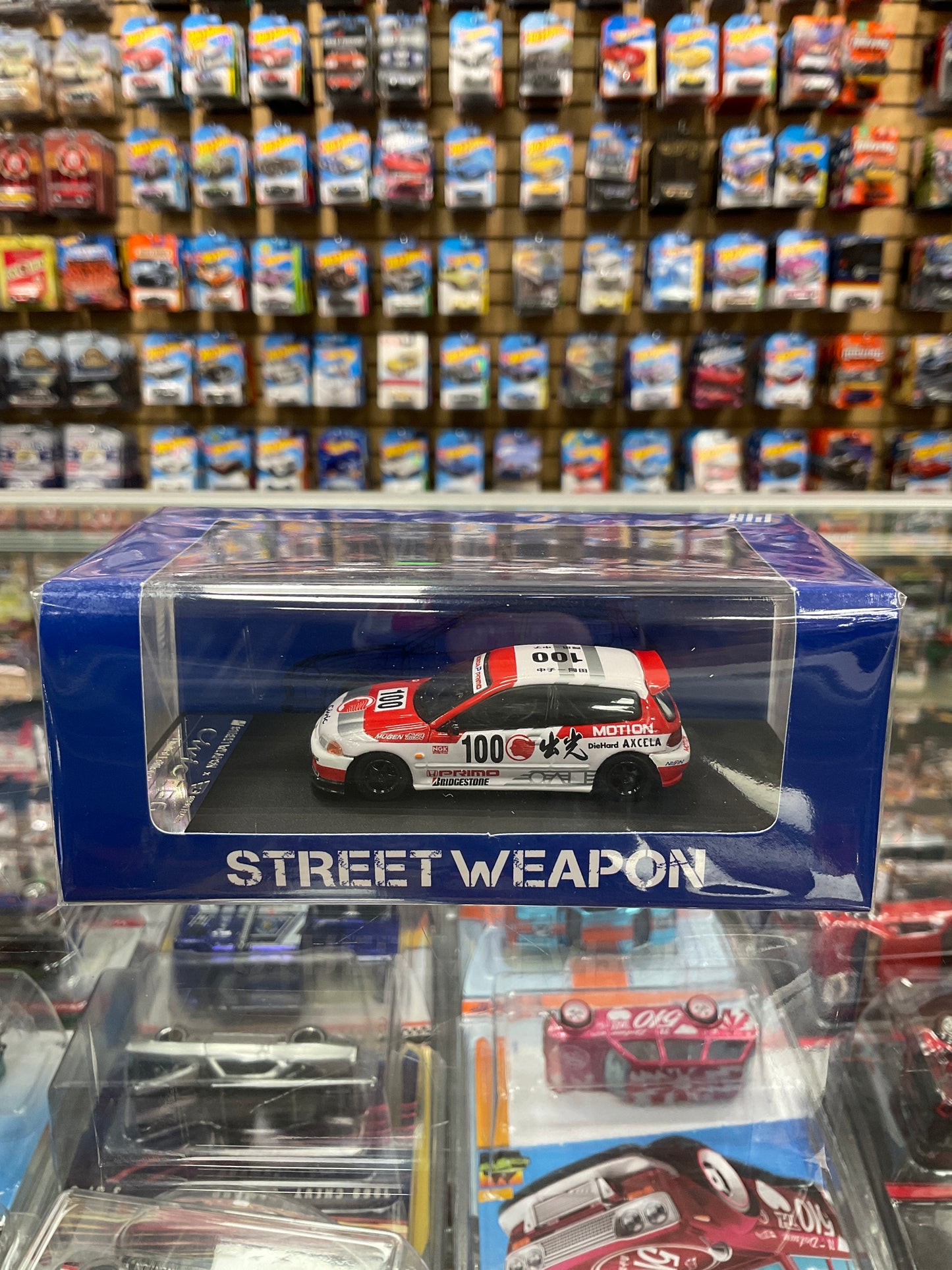 Street Weapon Honda Civic EG6 white/Red