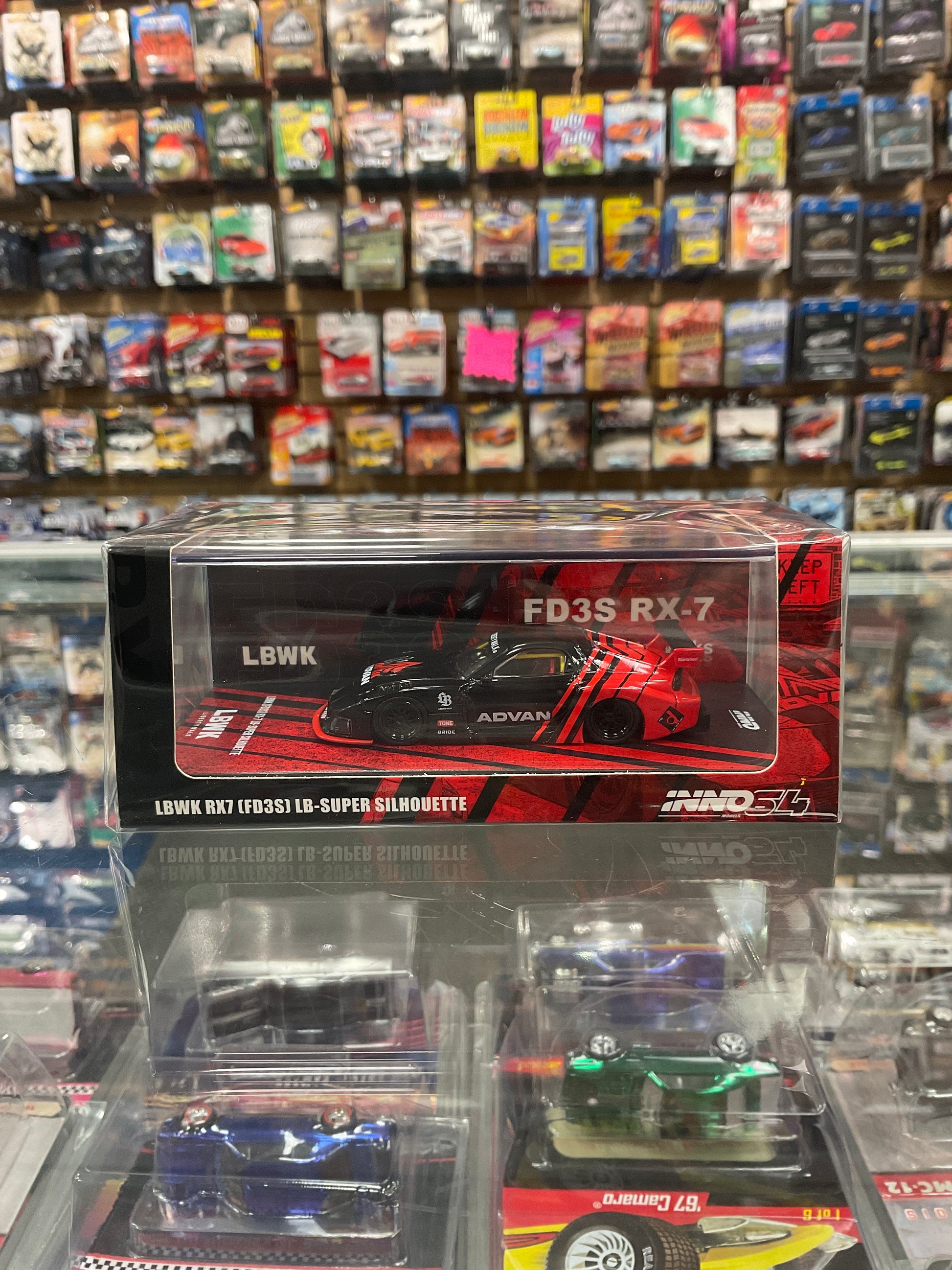 Inno64 LBWK RX7 FD3S LB-Super Silhouette Advan – Diecastz