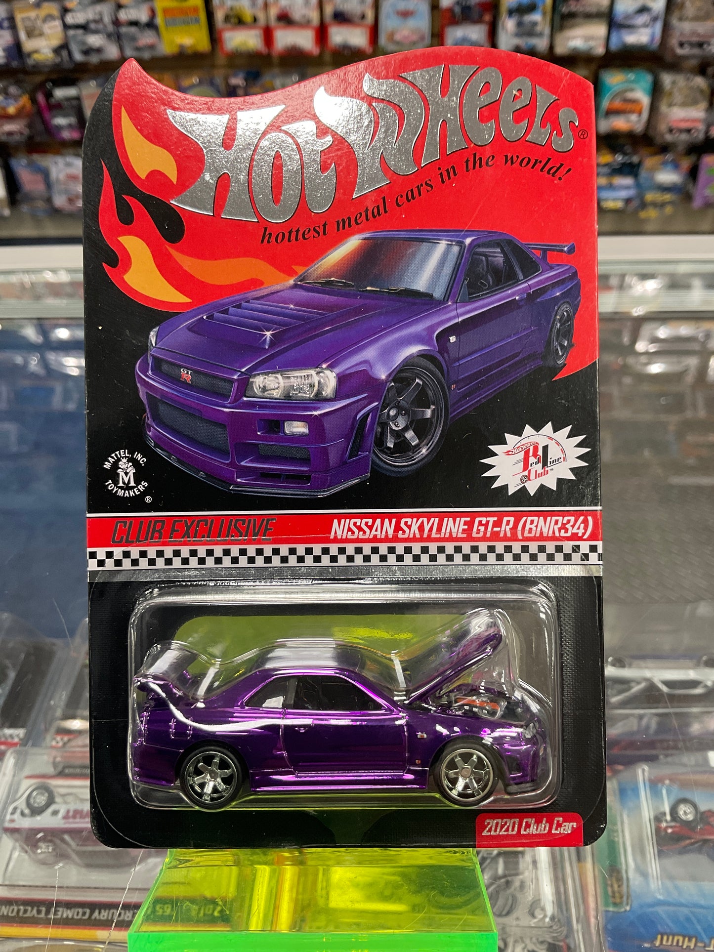 Hot Wheels RLC Nissan Skyline GT-R BCNR34 Purple