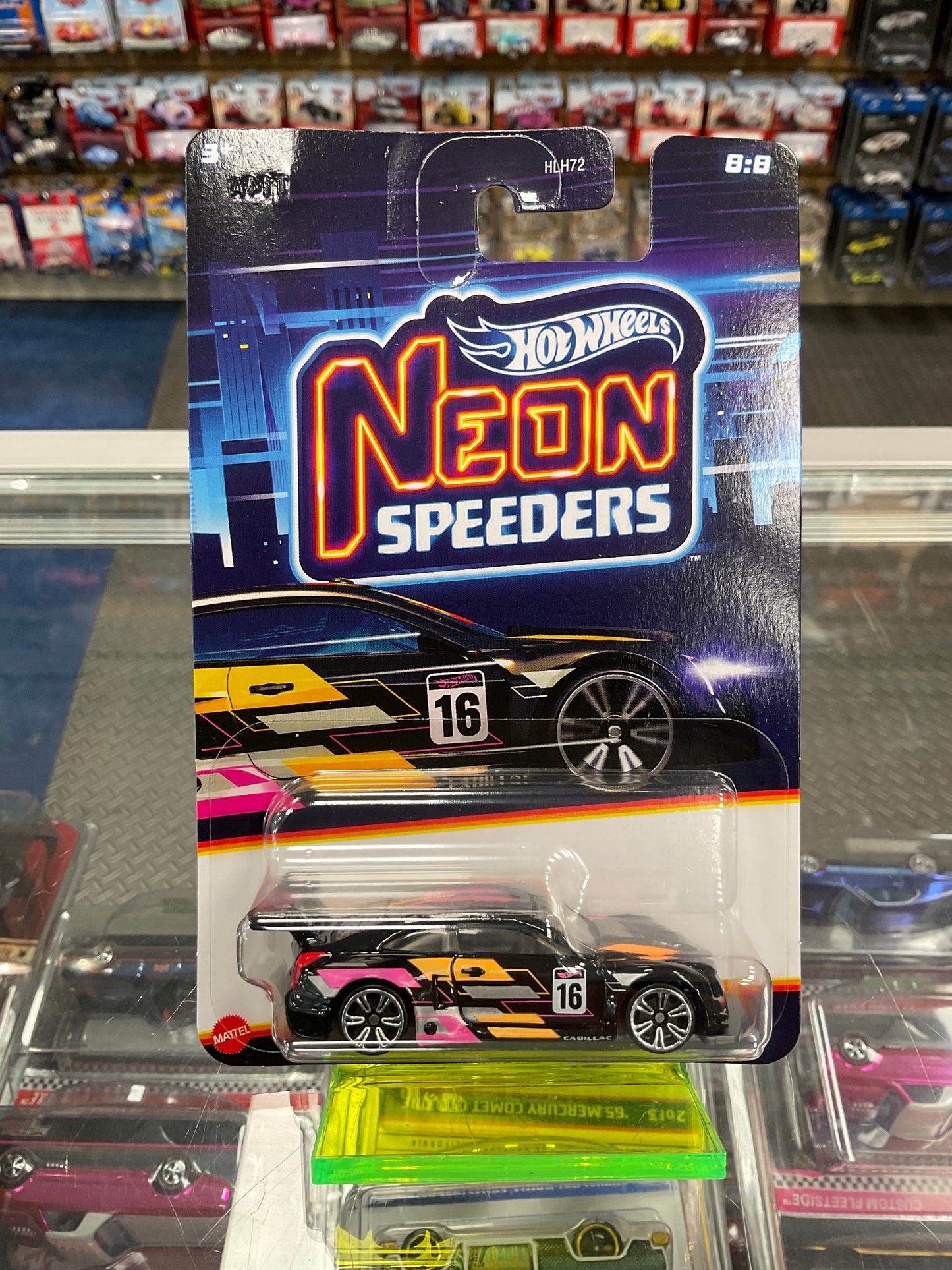 Neon Speeders set of 8 cars 956C