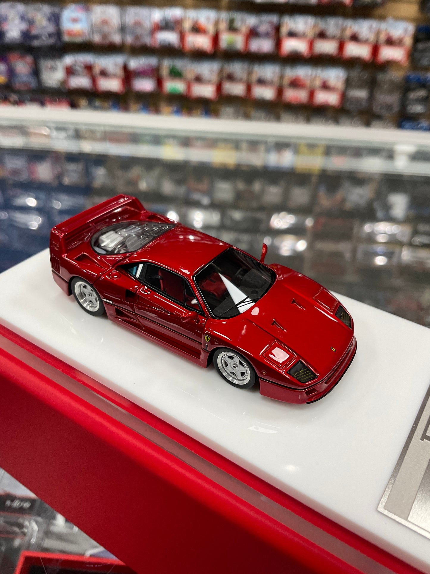 MY64 resin Ferrari F40 classic metallic red