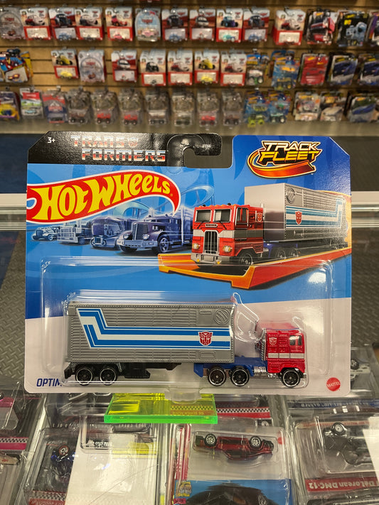 Hot wheels Transformer Optimus Prime Track Fleet