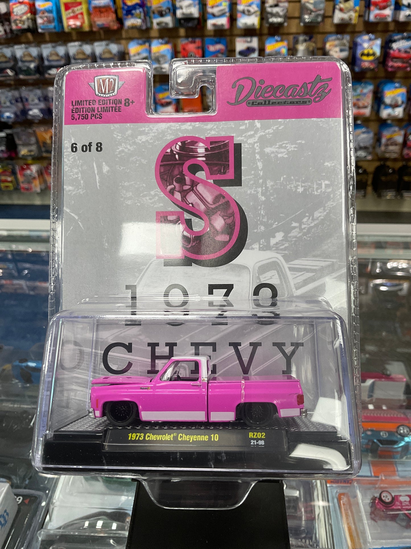 M2 machines DiecastZ exclusive 1973 Chevrolet Cheyenne 10 Pink “S”