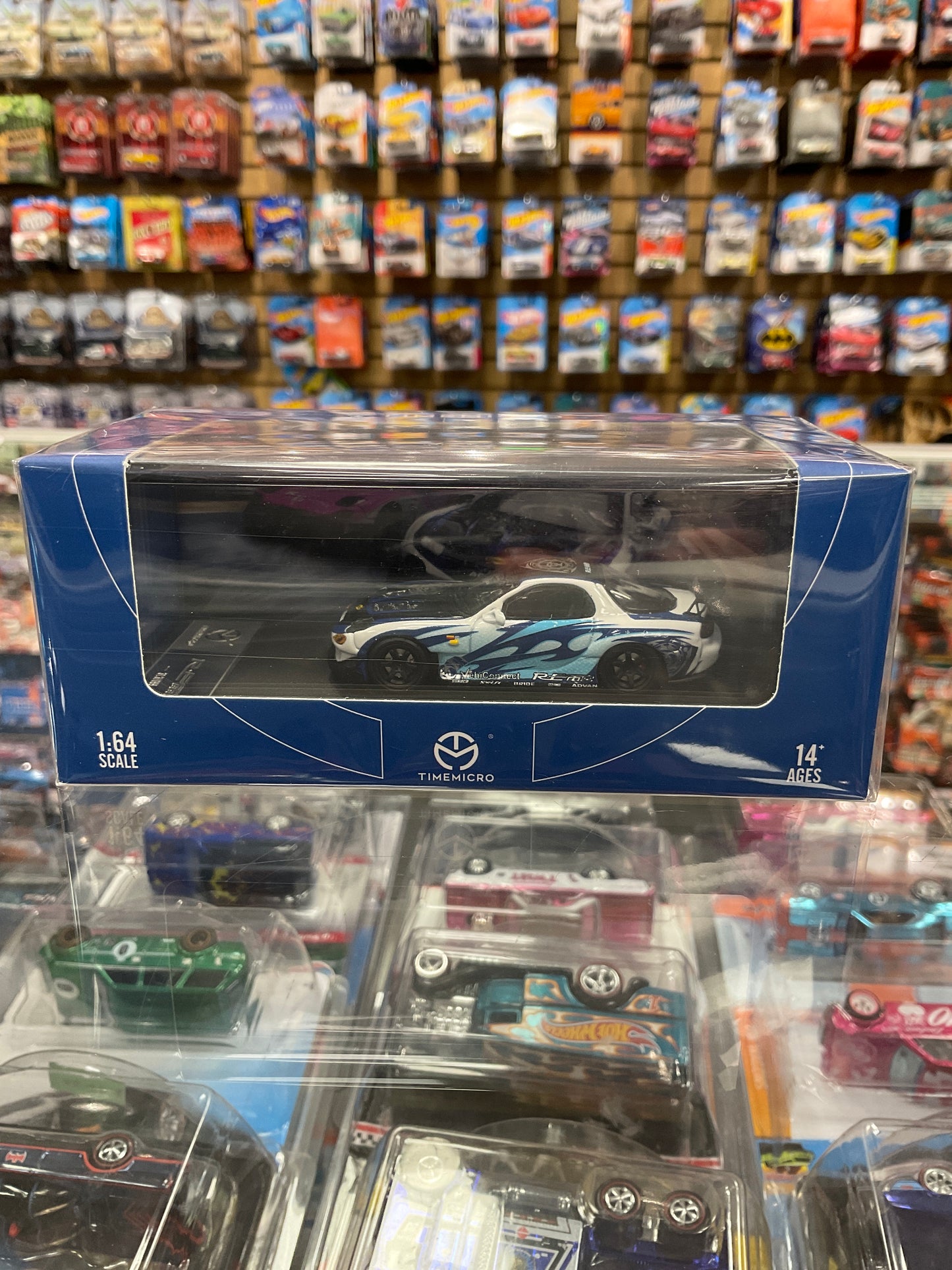 Timemicro Mazda RX-7 Blue/White