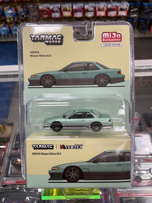 Tarmac Works Vertex Nissan Silvia S13 Green/Grey