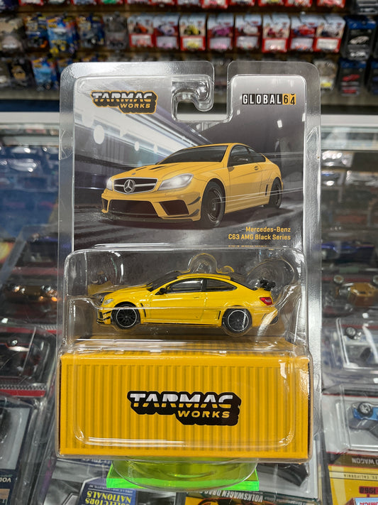 Tarmac Works Mercedes-Benz C63 AMG Black Series Yellow