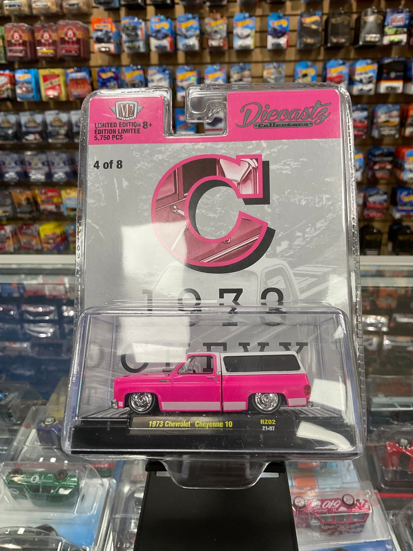 M2 machines DiecastZ exclusive 1973 Chevrolet Cheyenne 10 Pink “C”