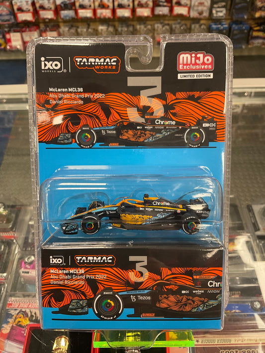 Tarmac Works McLaren MCL36 Daniel Ricciardo Abu Dhabi Grand Prix 2022