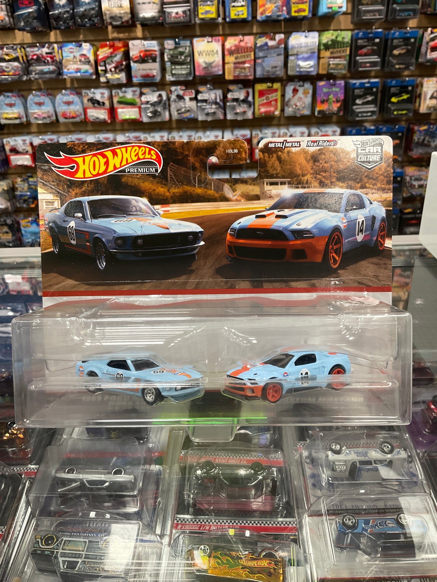 Hot Wheels Car Culture 2 Pack HBL96 H Case 3Pcs Set - Mustang / Supra / GTR R32